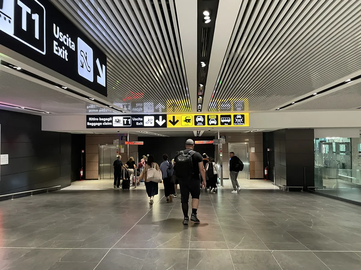 Rome Fiumicino: Terminal 1 arrivals · 2024
