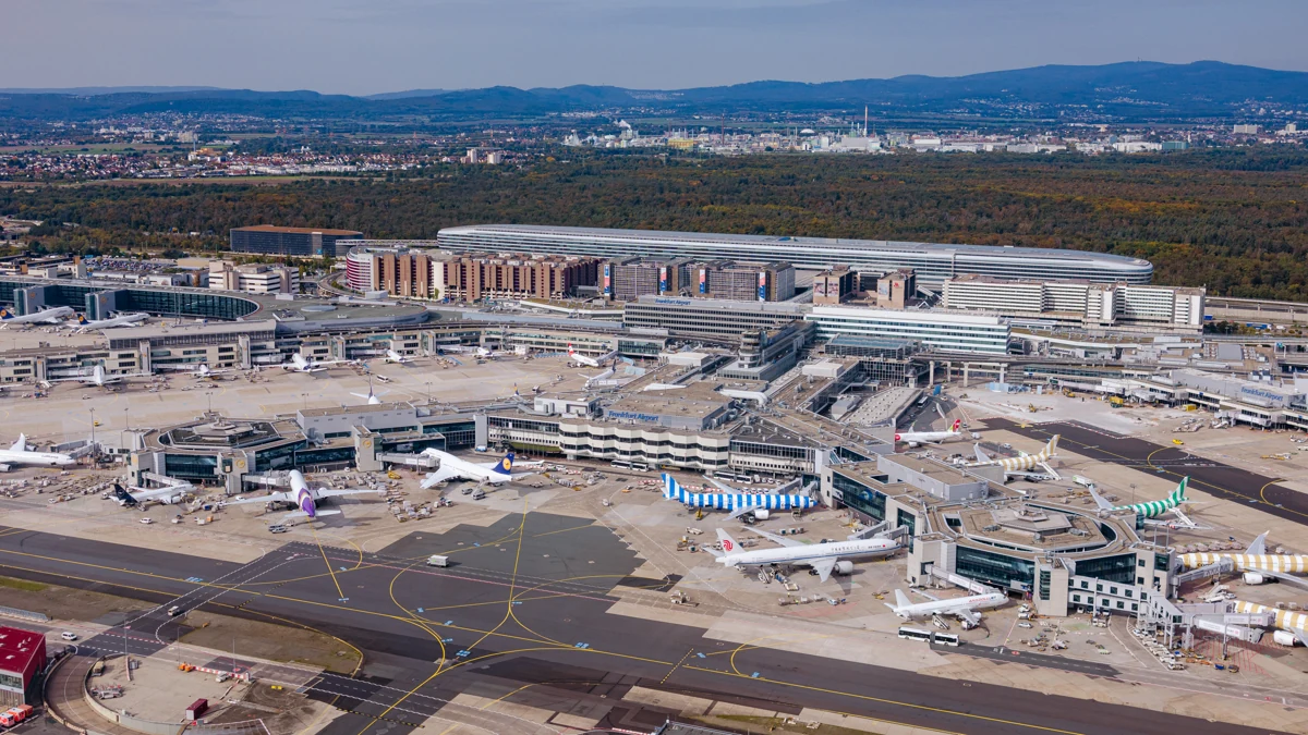 Frankfurt Main: Terminal 1 from above · 2024